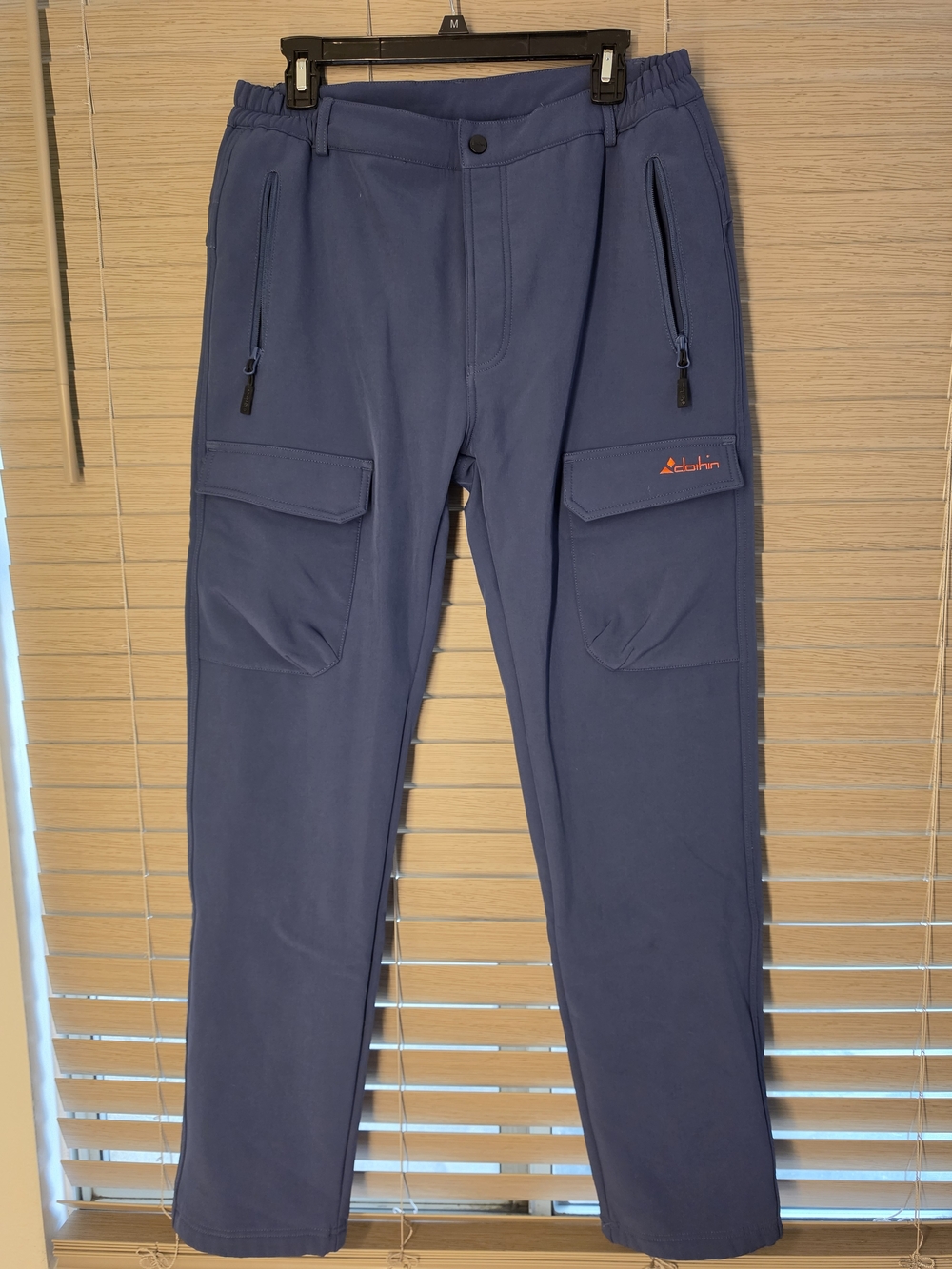 Clothin Men's Navy Blue Outdoor Cargo Pants